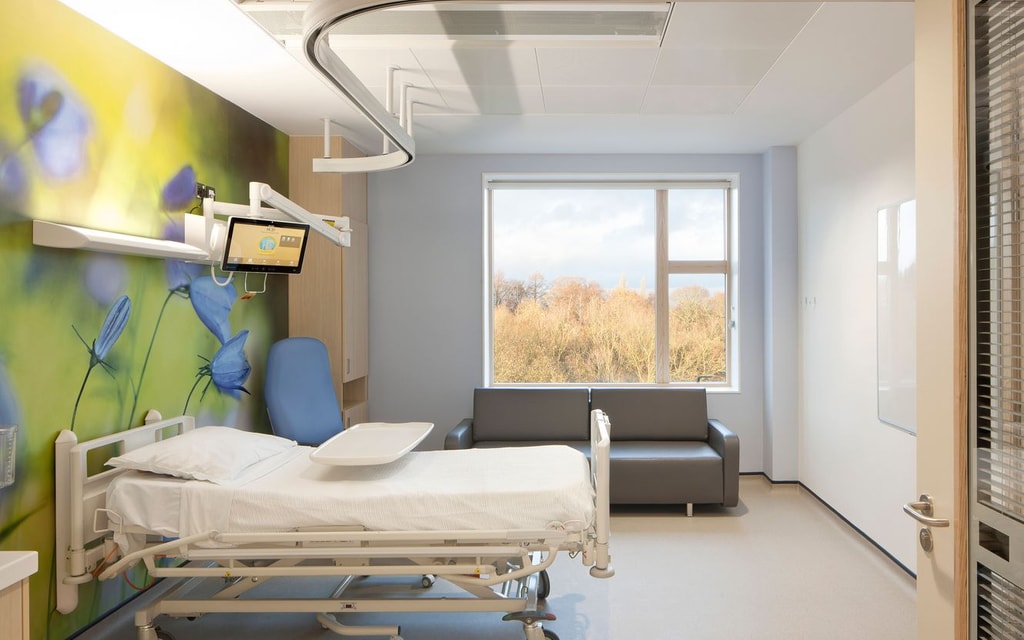 Royal National Orthopaedic Hospital RNOH interior side angle ward