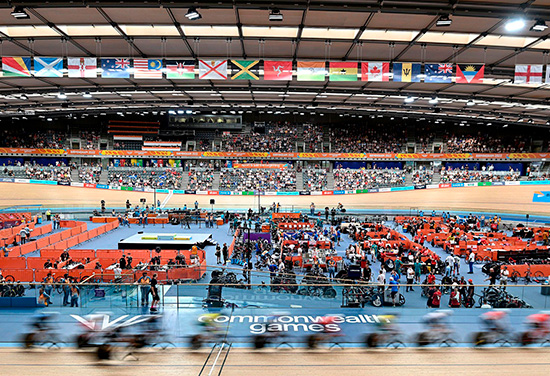 Lee Valley VeloPark Lights up the Commonwealth Games