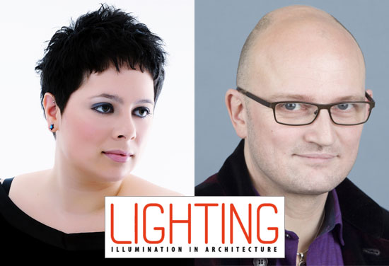 Blue Shift - Lora Kaleva and Colin Ball in the Lighting Magazine