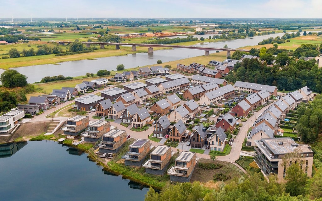 Hoogste punt entreegebouw Vogelenzang