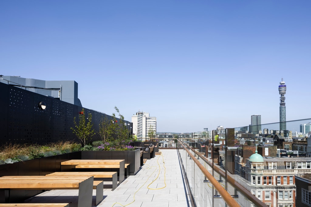 214 Oxford Street Exterior Roof Garden Terrace 2