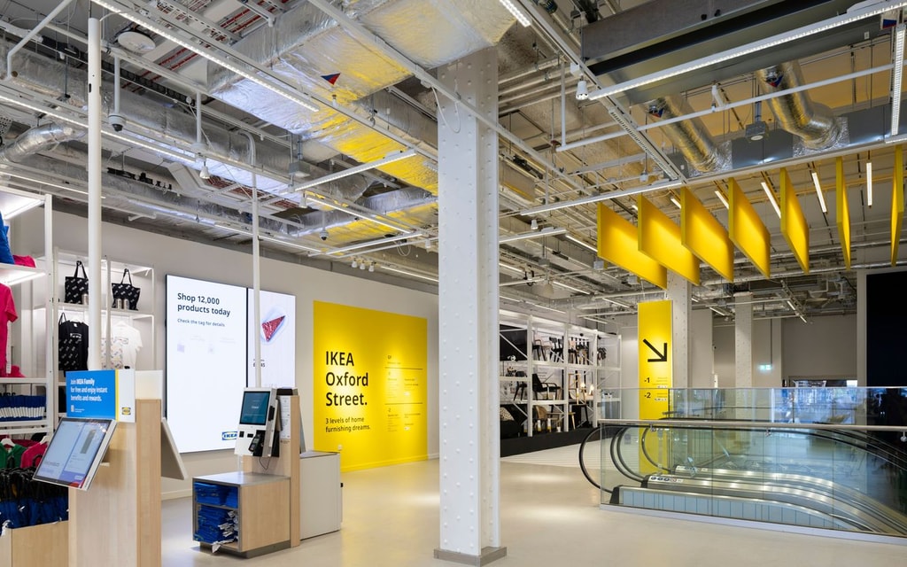 214 Oxford Street Building Interior Ikea Store Entrance
