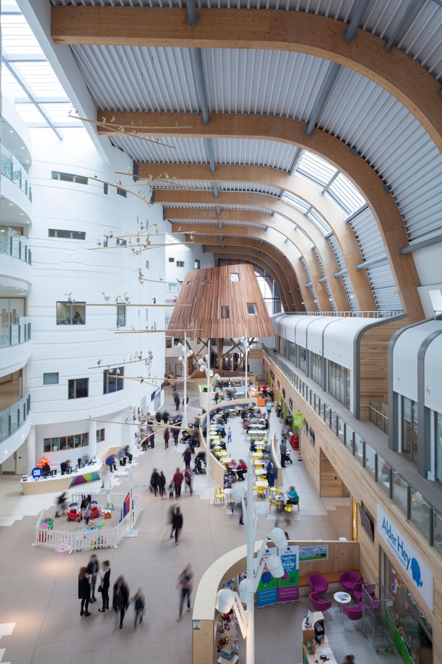 Alder Hey atrium no WHS