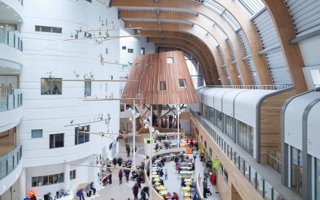 Alder Hey atrium no WHS