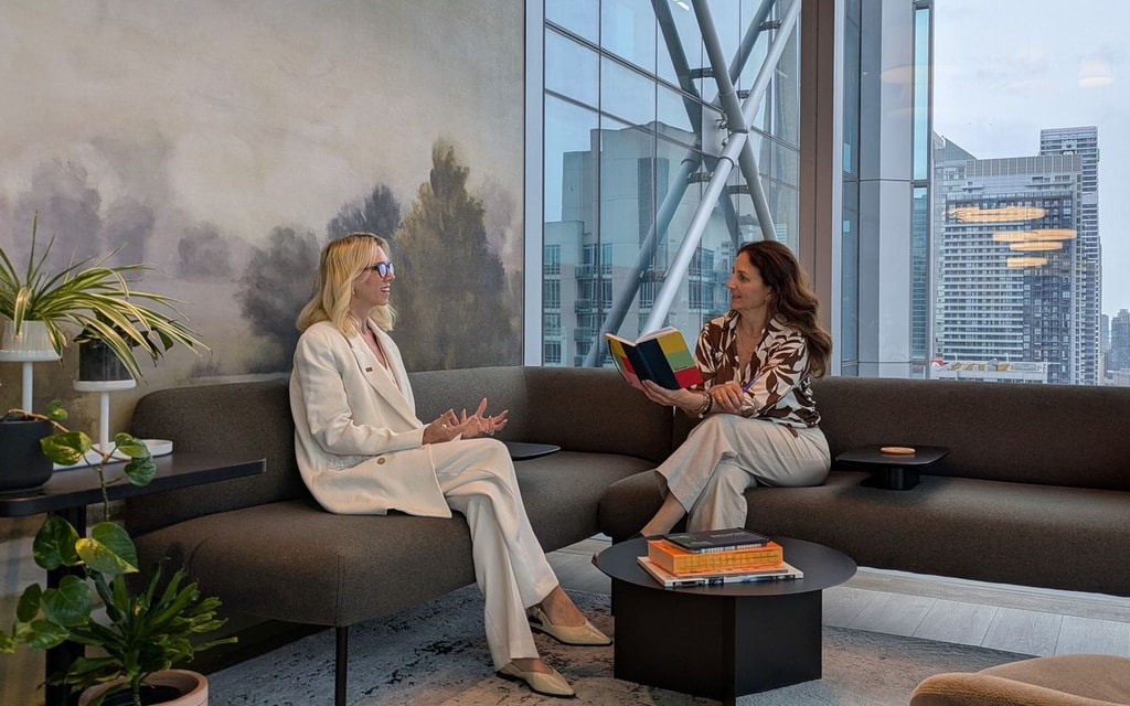 Andrea Katz and Michelle Xuereb