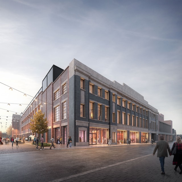BBC Tea Factory - CGI Building exterior