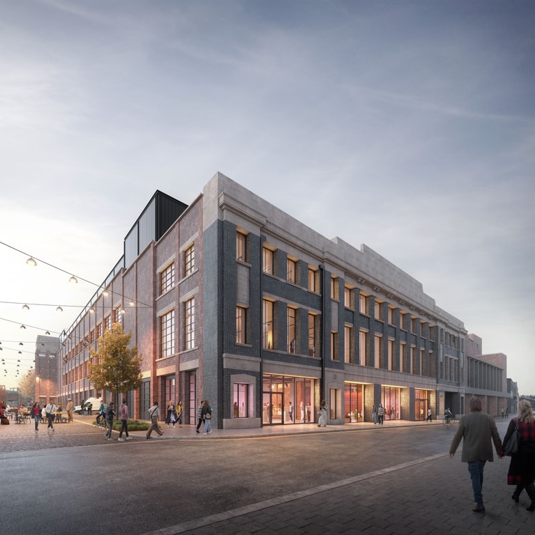 BBC Tea Factory - CGI Building exterior