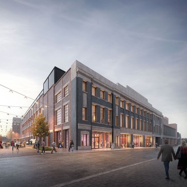 BBC Tea Factory - CGI Building exterior