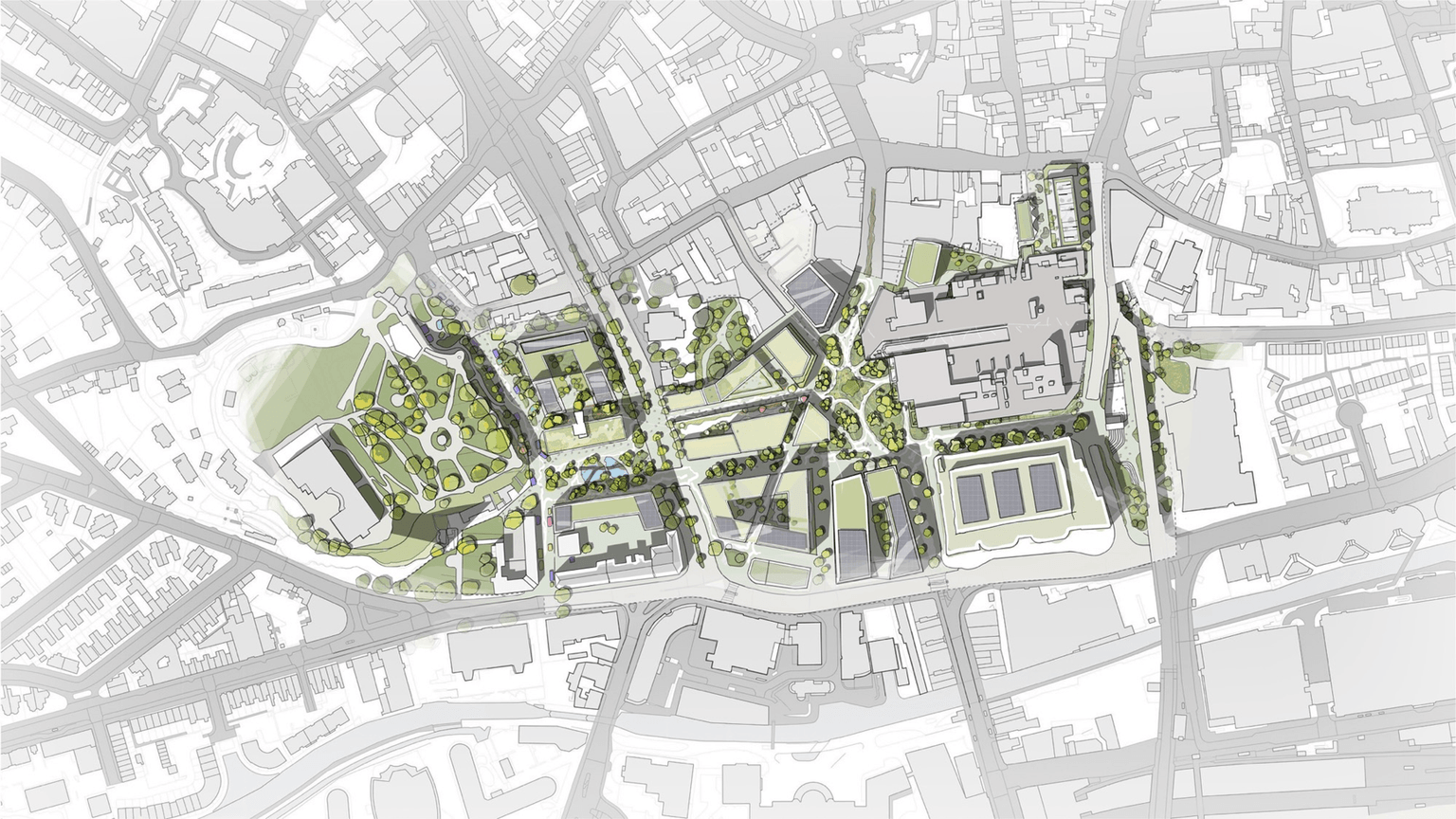 Broad Marsh masterplan