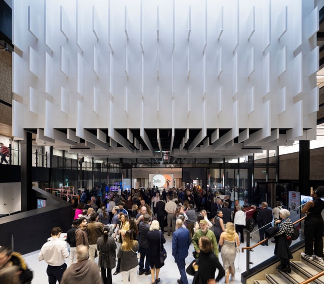 Coventry Uni Arts Society Atrium exhibition event