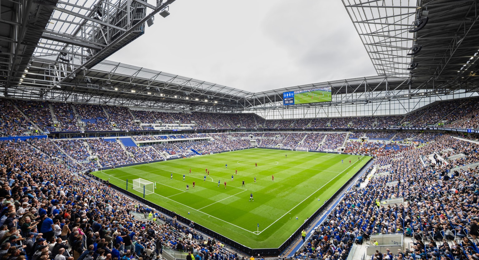 Everton Stadium wide angle pitch
