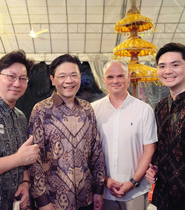 Geylang Serai project team with Prime Minister Mr Lawrence Wong
