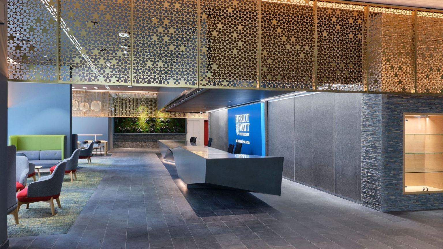 Heriot Watt Uni Dubai Campus - reception area