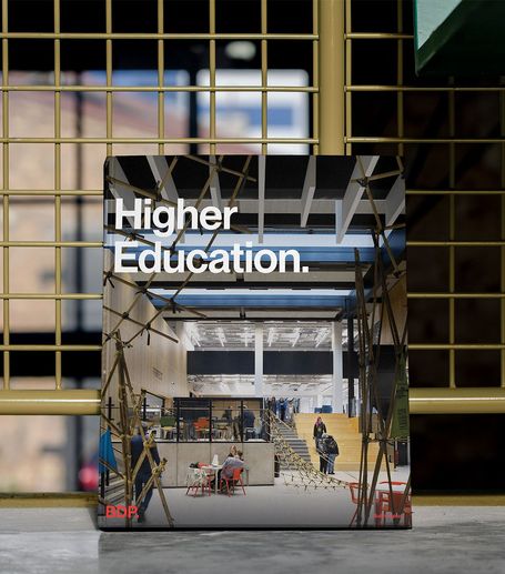 Higher Education Brochure Cover.