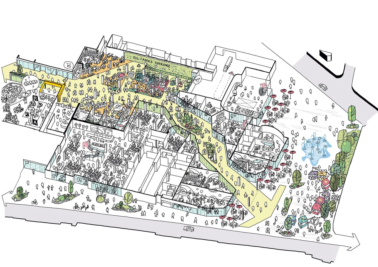 Ikea Hammersmith Internal Sketch Arial View