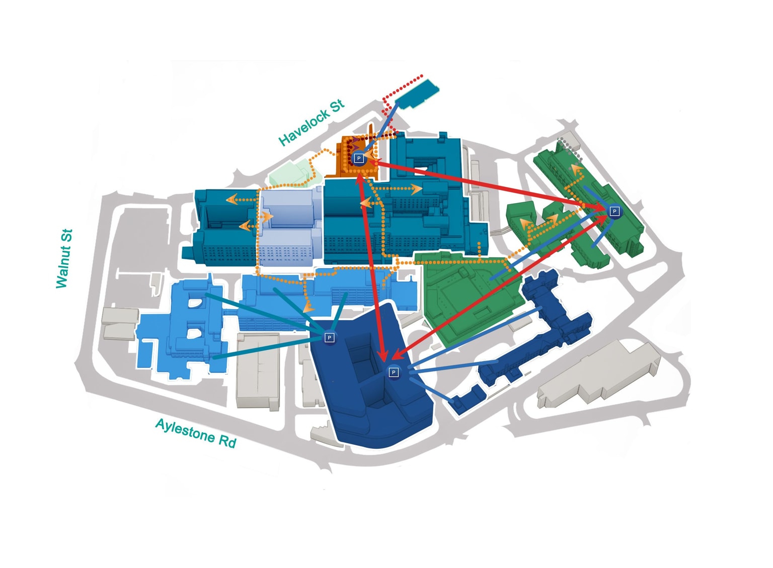 Leicester Royal Infirmary plan