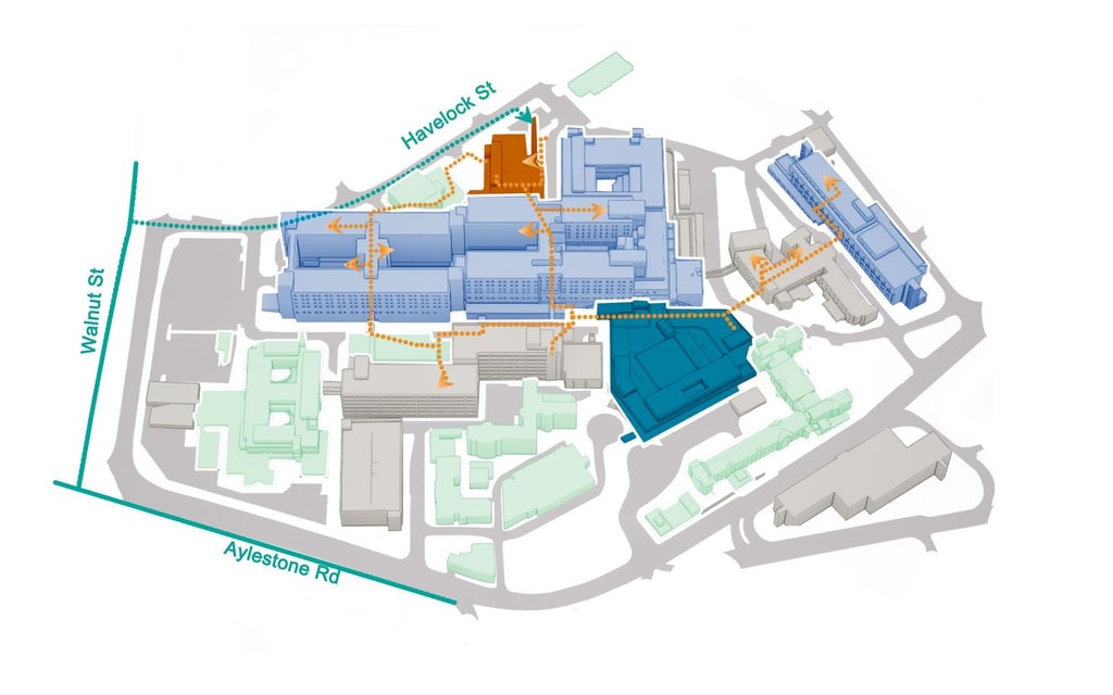 Leicester Royal Infirmary plan