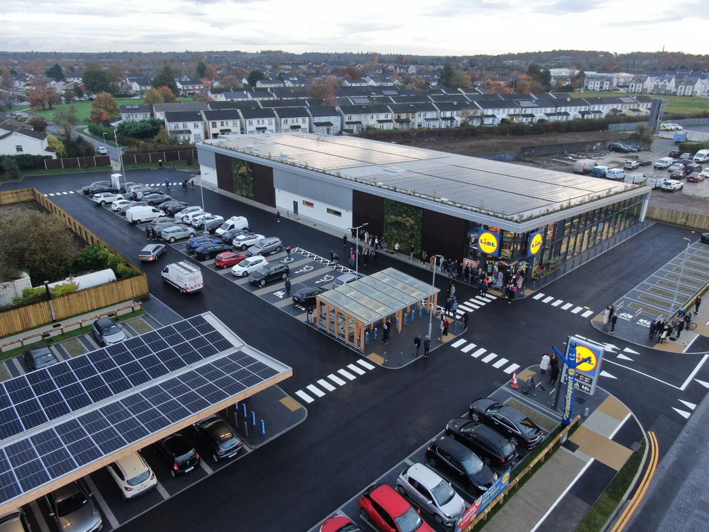 Lidl Ireland Exterior with video