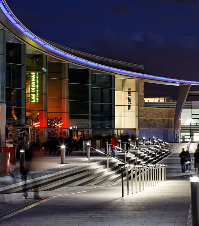 Liverpool ONE Night time lights