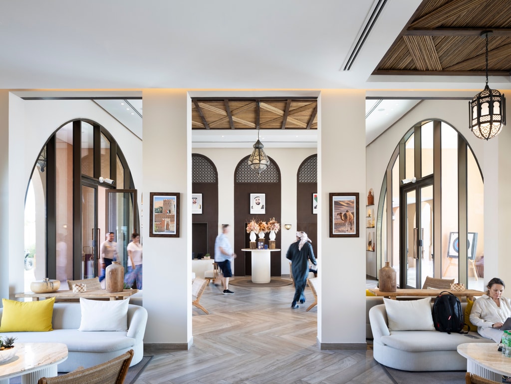 Liwa Resort interior lobby