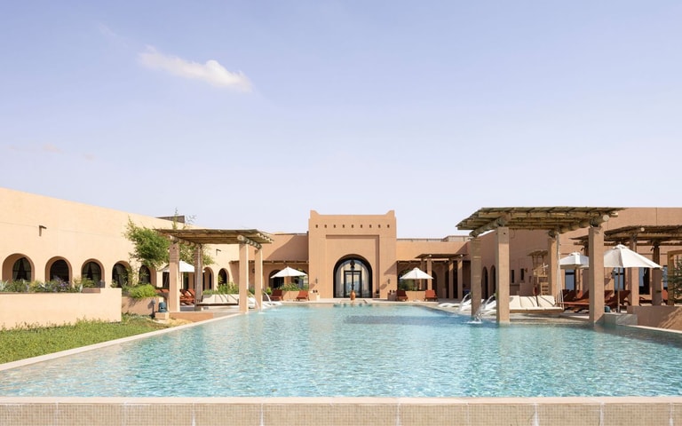 Liwa Resort exterior day pool