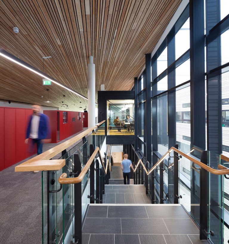 Maxwell Centre - looking down the stairs