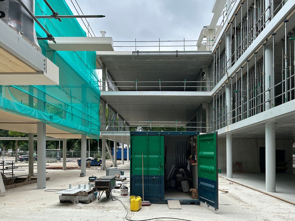 Metropolis Lyceum Construction Site new floors