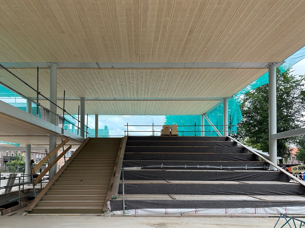 Metropolis Lyceum Construction Site new floors