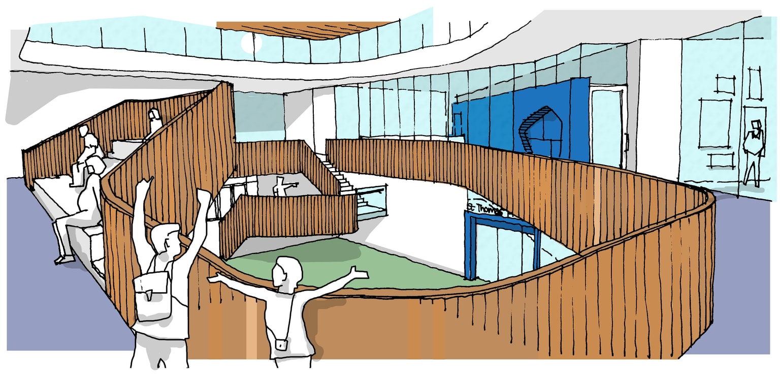 Neilston Learning Campus Sketch