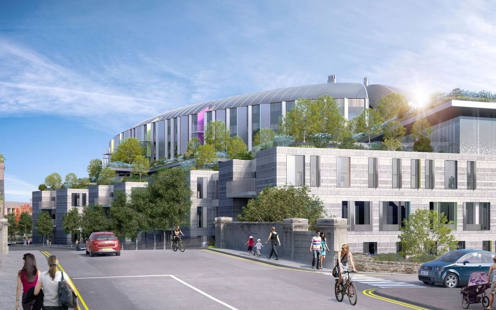 New Children's Hospital Dublin CGI render