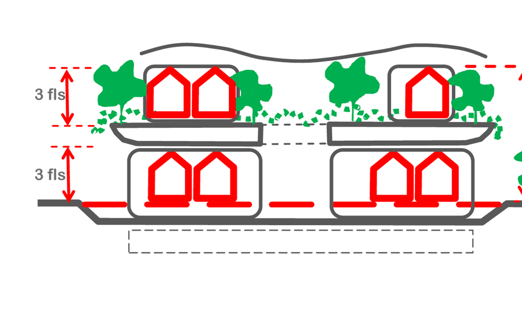 New Children's Hospital Dublin green and red graphic