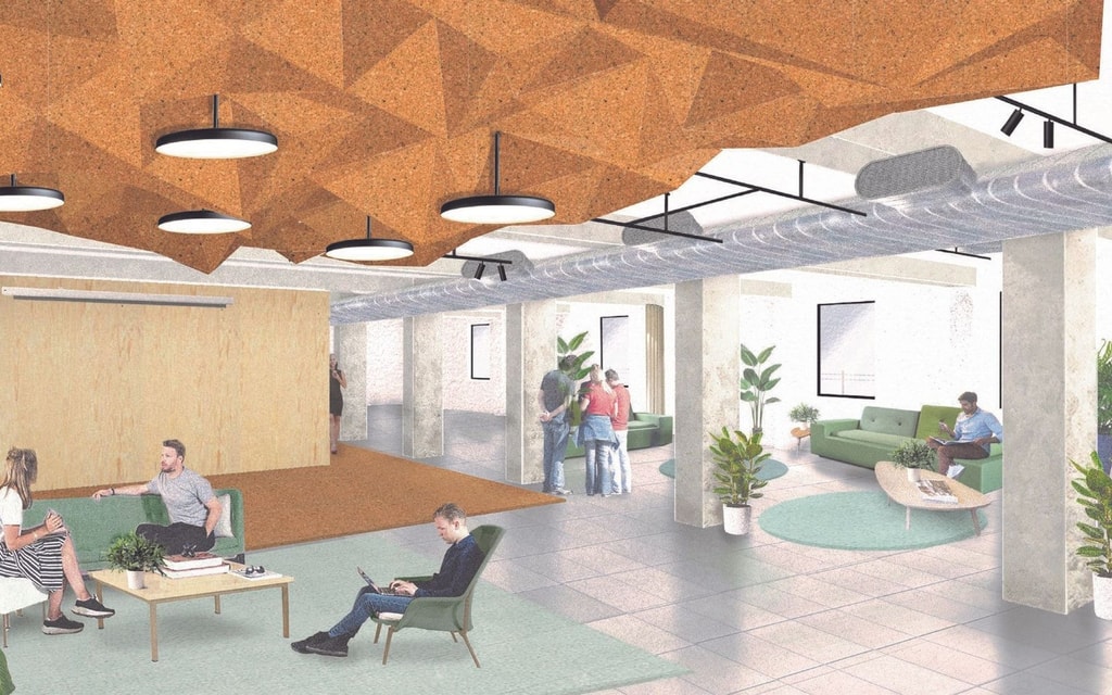 Entophia building - interior view