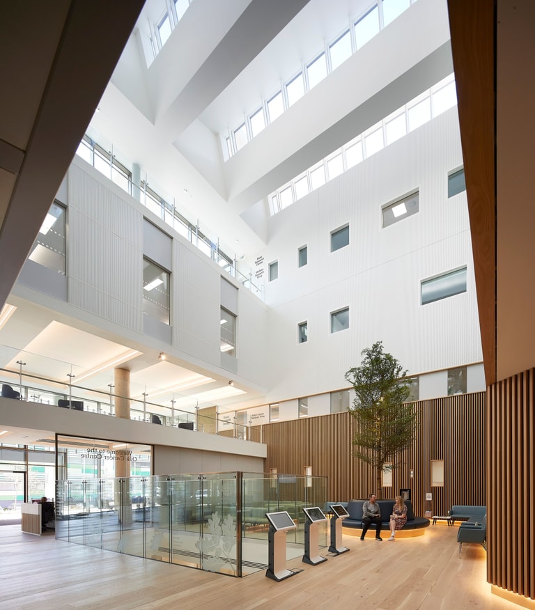 Oak Cancer Centre Interior Entrance