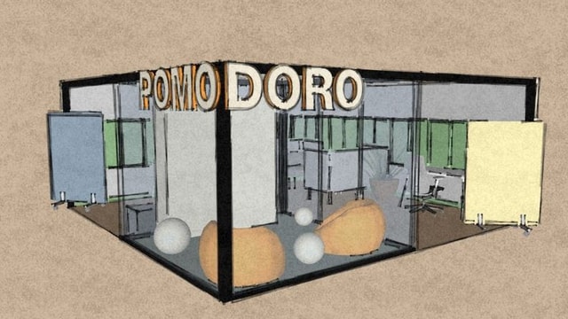 POMODORO Render 3D view