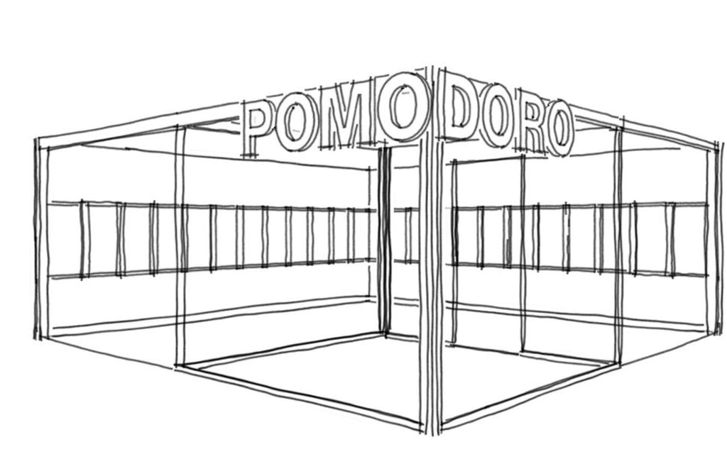 POMODORO Render 3D view