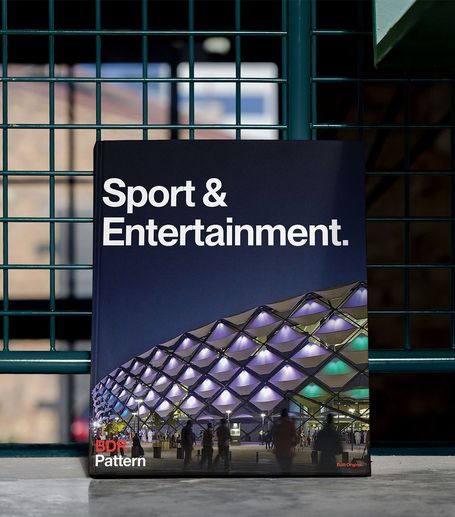 Sports and entertainment brochure cover