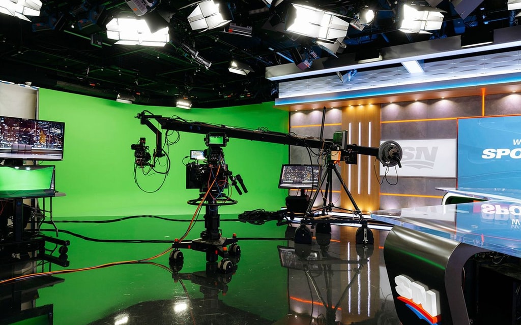 Sportsnet Studios green screen