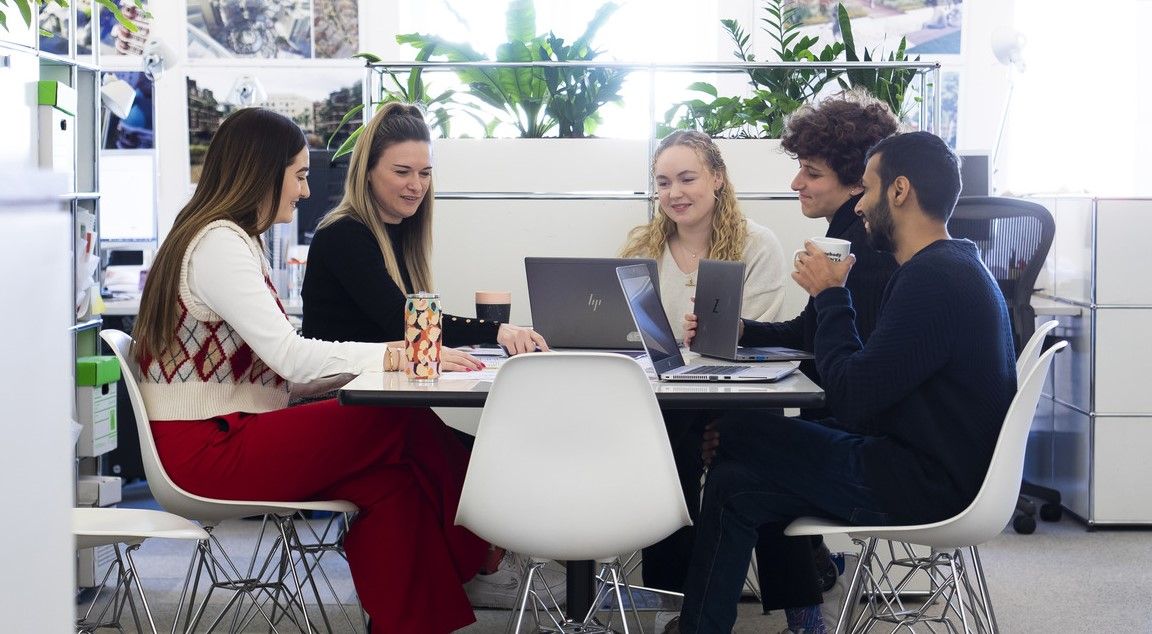 Collaborative working in BDP studios around the world