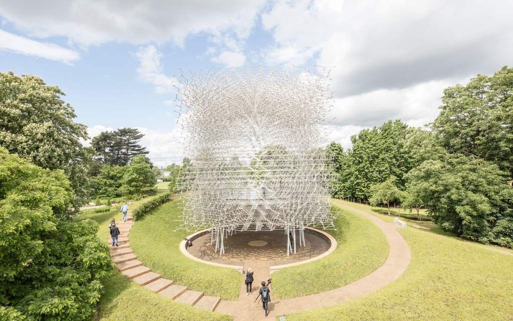 The Hive Kew Gardens  an immersive journey through a colourful and vibrant wildflower meadow into the world of the honeybee