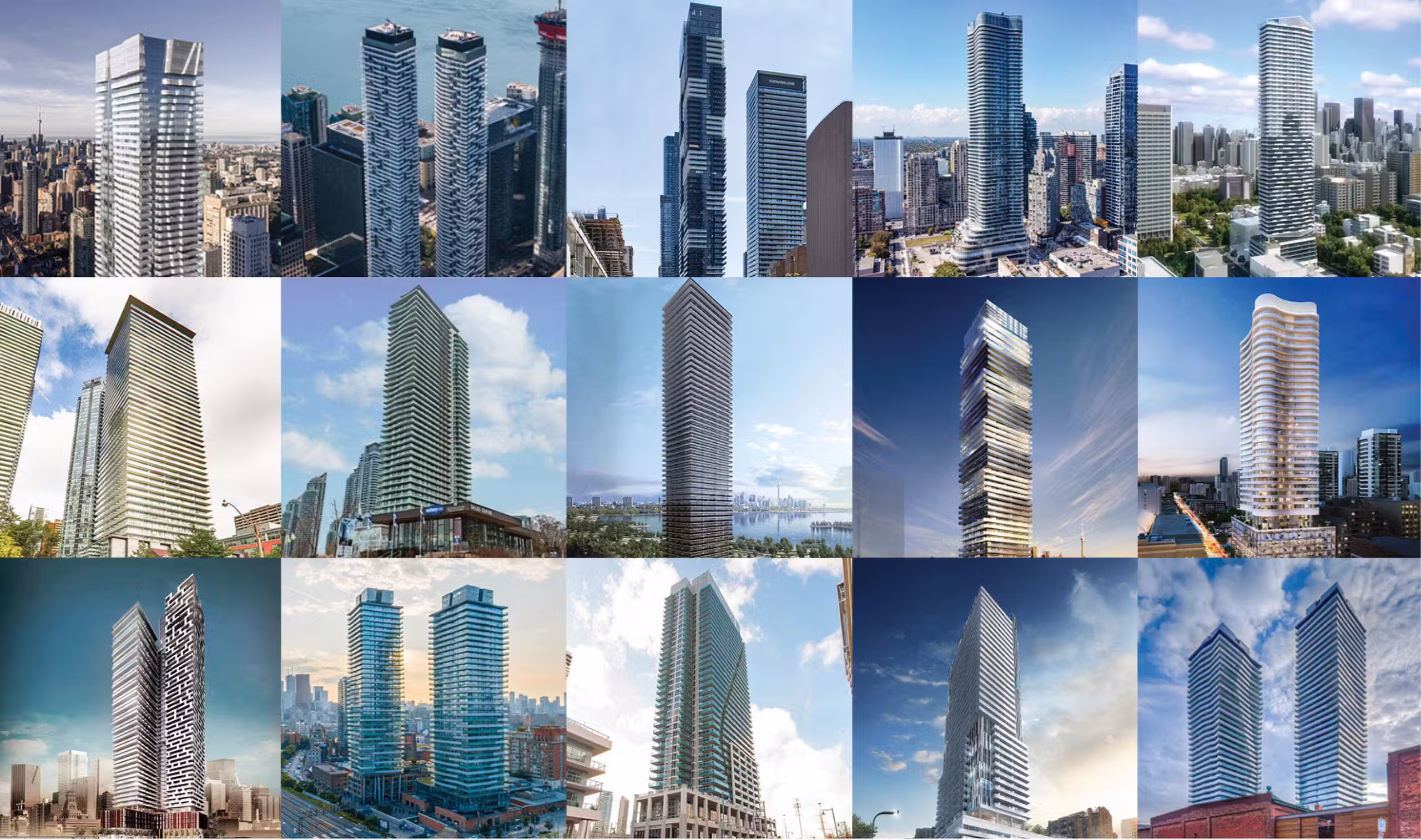 Images of high rise residential tower buildings