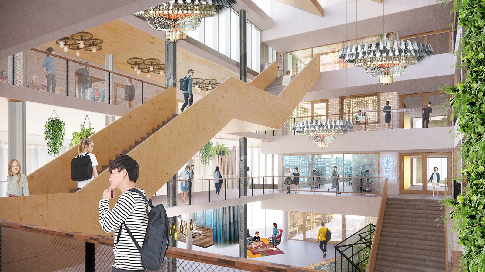BDP ontwerpt het Metropolis Lyceum in Amsterdam