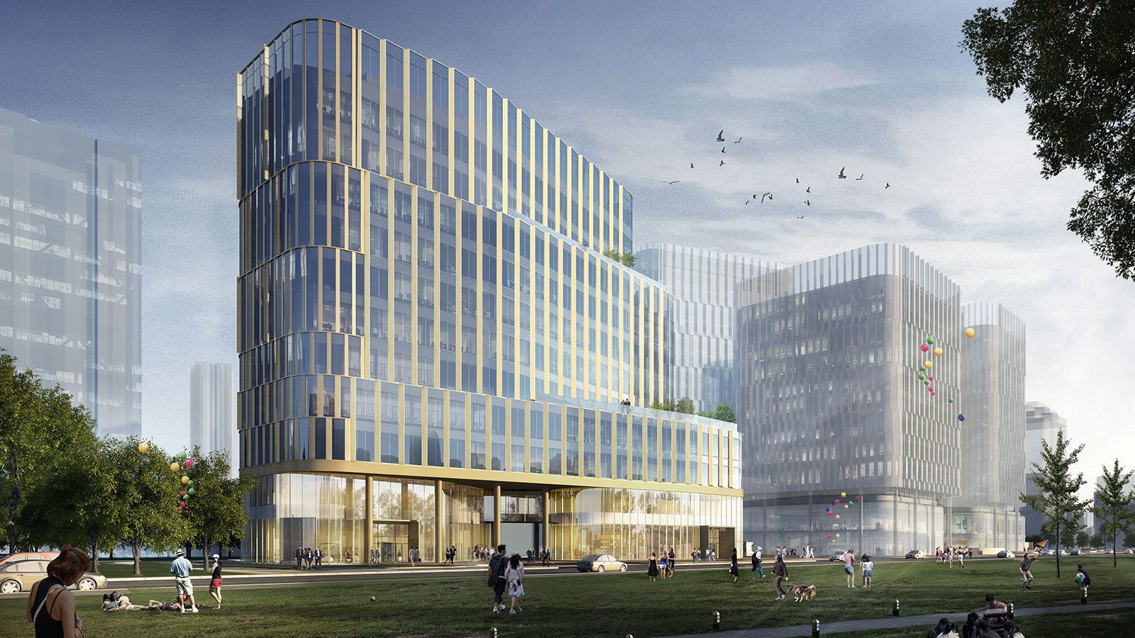 上海浦东新区黄浦江沿岸商办项目