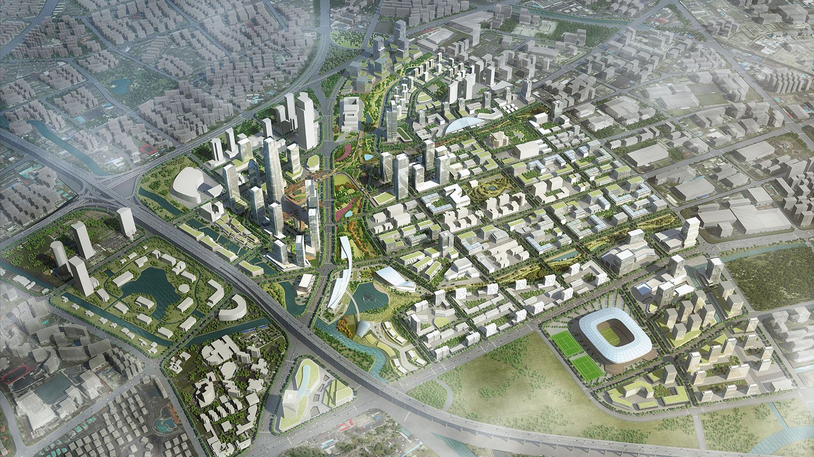 上海金桥副中心城市设计