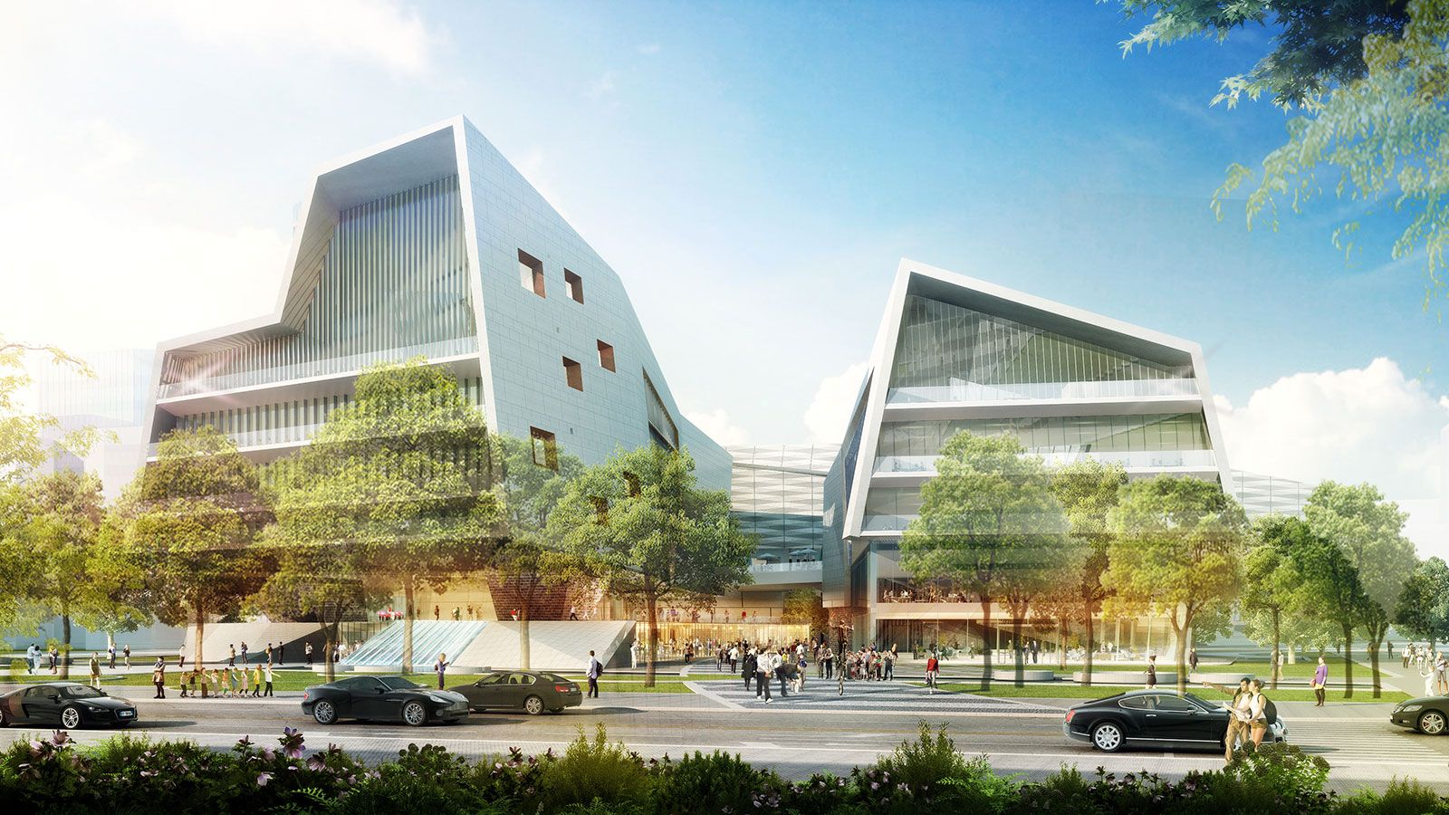 南海里湖新城文化中心方案设计