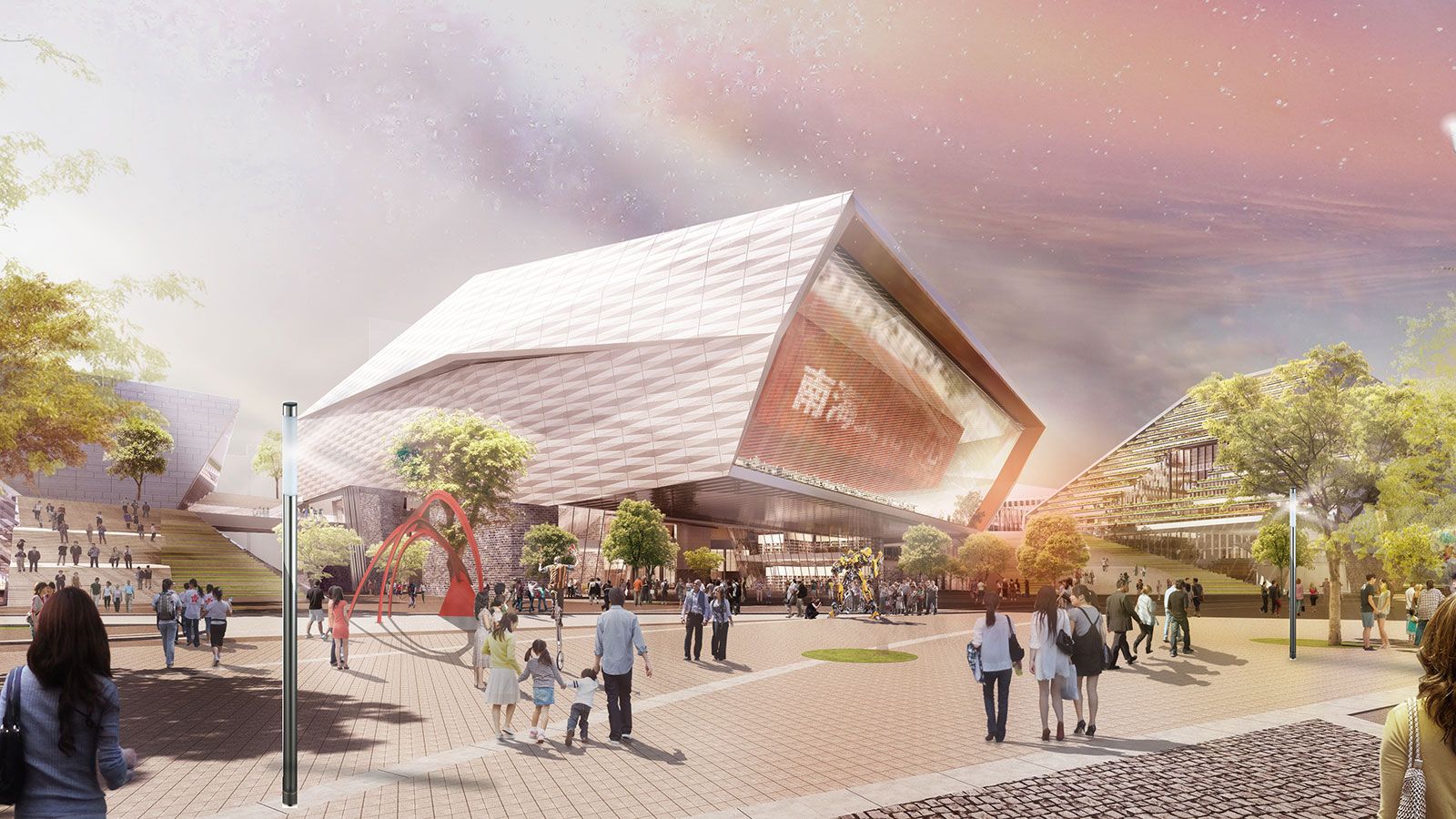 南海里湖新城文化中心方案设计