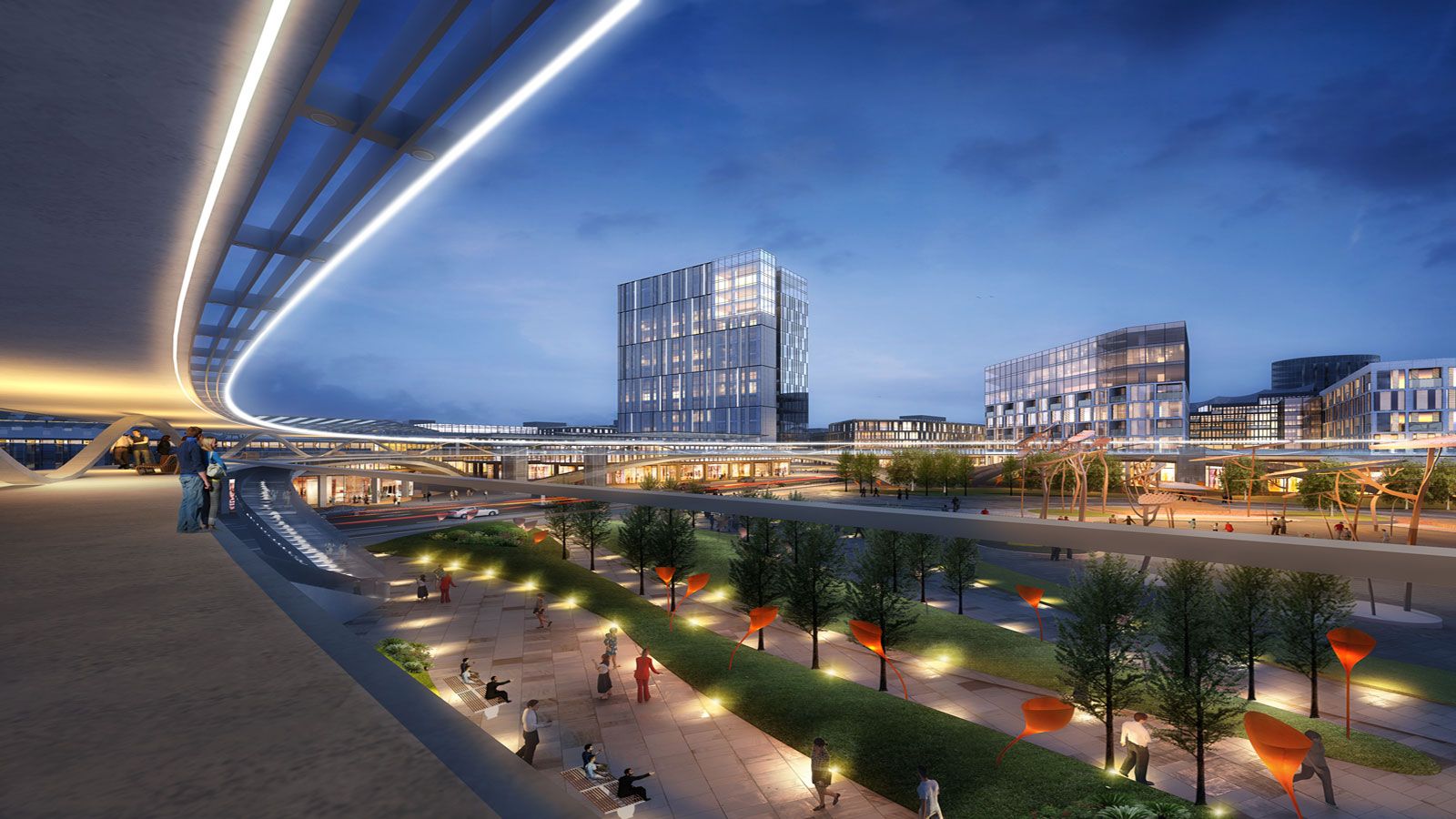 上海临港新城概念规划设计