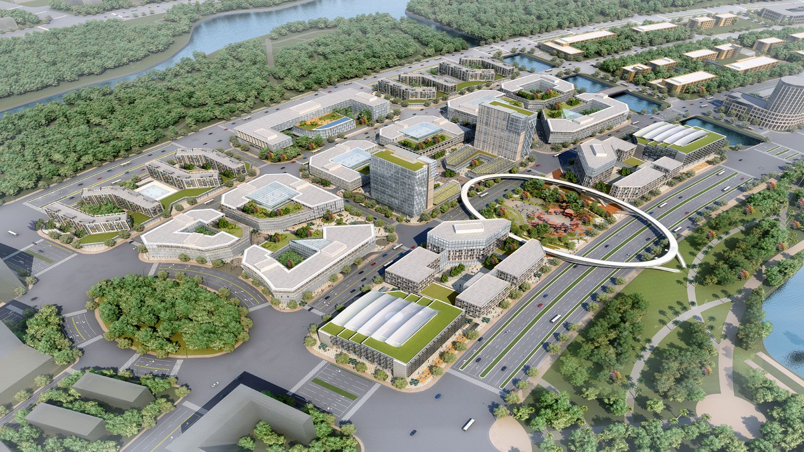 上海临港新城概念规划设计