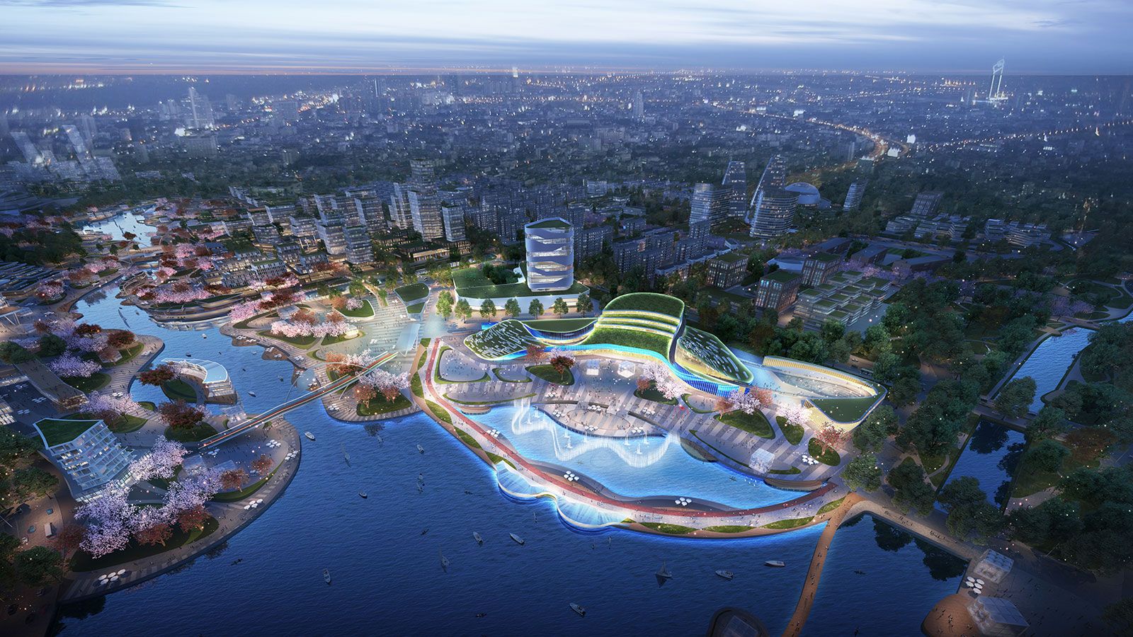 上海南虹桥前湾地区城市设计—虹桥生态共享城