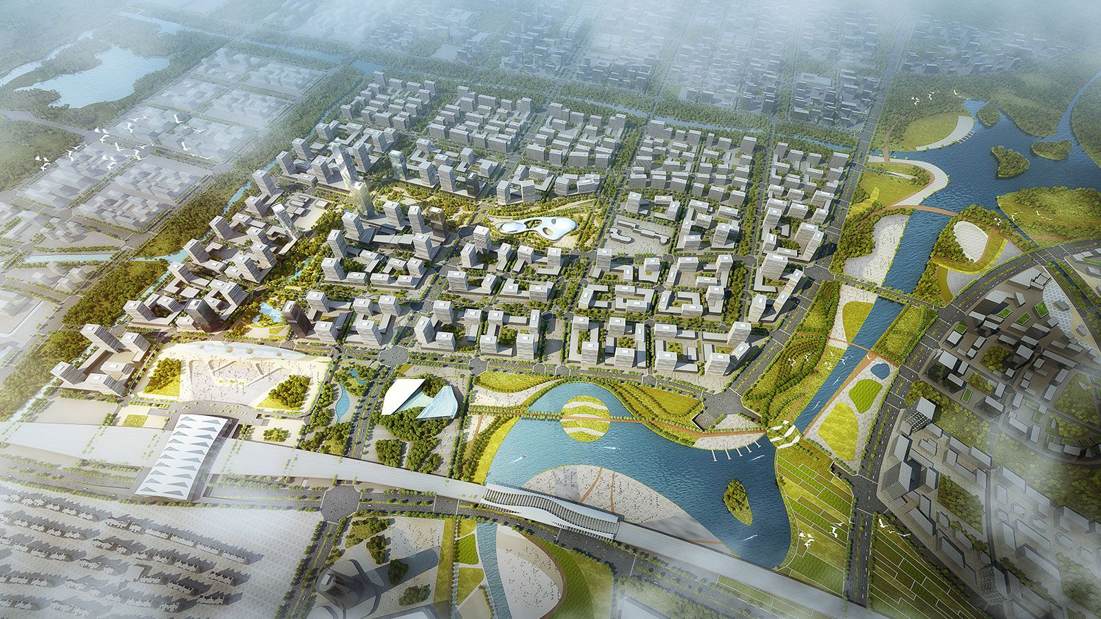 泰州市国际创新活力区城市设计