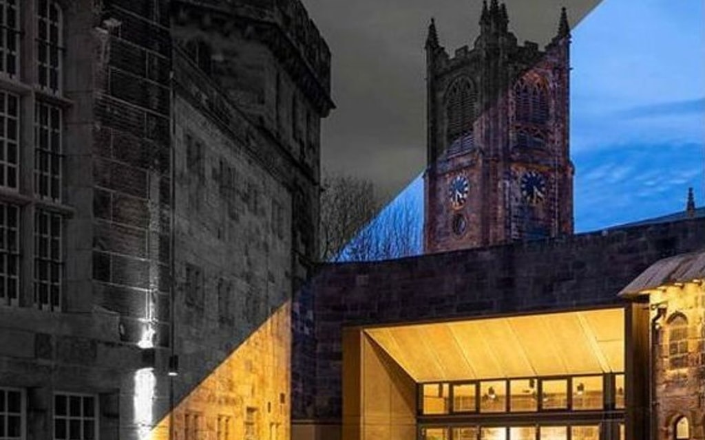 top-10-challenges Lancaster Castle split image black and white and colour